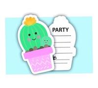 Amscan invitations Cactus avec enveloppe 6 pièces Multicolor