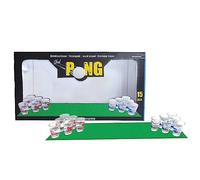 Amscan Jeu à Boire Shot Pong avec 1 Tapis et 12 Verres et 2 Balles Plastique