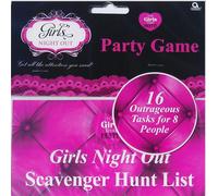 Amscan - Jeu "Scavenger Hunt", Enterrement de vie de jeune fille SG33165 (taille unique) (Rose/noir)