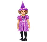 déguisement skye sorcière étoilée fille - 3/4 ans - violet - amscan 9914931 Violet