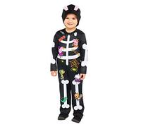 Amscan Kids Peppa Pig Skeleton Halloween Fancy Dress Costume