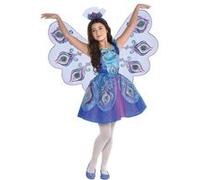 Amscan kit de robe paon filles polyester bleu/violet Blauw G