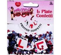 Amscan - L - Confettis "Good Girl/Bad Girl" SG26247 (Taille unique) (Blanc/Rouge/Argent)