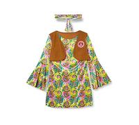 amscan - Ladies 1960's Psychedelic Hippy Fancy Dress Costume Size: 8-18