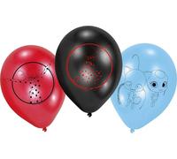 Amscan Ladybug Ladybug Superhero Ballons en latex Pack Of 6