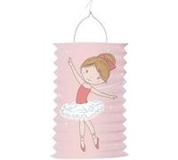 Amscan lanterne ballerine filles 28 cm papier rose Roze G