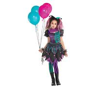 Amscan costume Harlequinfilles 10-12 ans violet/turquoise 3-pièces Paars