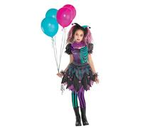 amscan Le Costume d'halloween arlequin hanté Contient Un Serre-tête et Un Collant pour col de 8 à 10 Ans