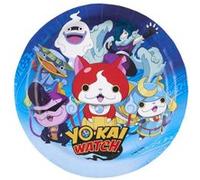 LOT 8 Assiettes en carton 18cm diam YO KAI WATCH - Amscan