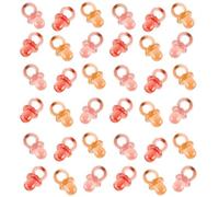 Amscan Lot de 10 Mini-sucettes en Plastique Rose-Cadeaux