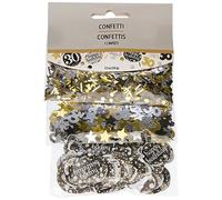 amscan Lot de 3 sachets de confettis - 30ans - 34g