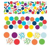 amscan Lot de 30 confettis d'anniversaire en papier 34 g