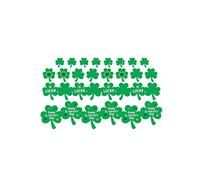amscan Lot de 30 trèfles pour la Saint-Patrick - 12,7 cm, 17,7 cm, 22,8 cm, 30,4 cm