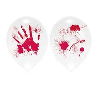 Amscan Lot de 4 ballons en latex avec mains es - Blanc - 9901843