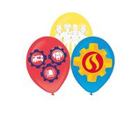 amscan Lot de 6 ballons Sam le pompier