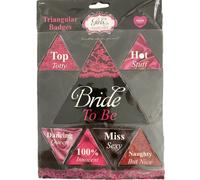 Amscan - Lot de 7 badges "Girls Night Out" SG25027 (taille unique) (noir/rose/blanc)
