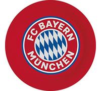 amscan Lot de 8 assiettes en carton « FC Bayern München » pour fête de football et anniversaire - Pour fan du FC Bayern