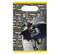 amscan Lot de 8 Sacs en Papier Batman Party, 9915097, Multicolore, Moyen