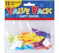 Amscan Lot de Parachute pour Homme, Lot de 12