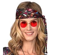amscan Lunettes hippie en forme de cœur années 60 et 70