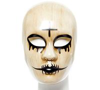 amscan- Masque Complet pour Nonne effrayante Cross, 9907596
