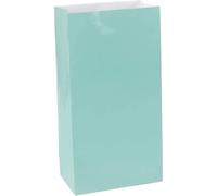 Amscan - Mini sacs de fête en papier Pack de 12 SG29246 (taille unique) (Oeuf rouge-gorge bleu)