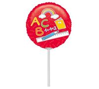 Amscan Mini Shape School Start Foil Balloon A30 Bulk