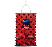 amscan Miracolous Ladybug Lanterne, 9907261, Rouge