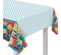 Amscan Multicolor Despicable Me Plastic Table Cover (54" x 96") Pack of 1 - Perfect for Birthdays & Kids' Parties