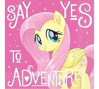 amscan My Little Pony Lot de 16 serviettes de table Motif aventures de l'amitié