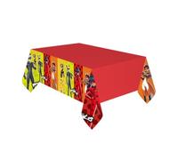 Amscan - Nappe en papier Miraculous Ladybug 120 x 180 cm Rouge