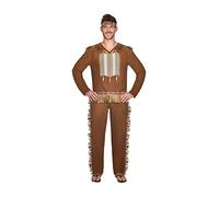 amscan Native American Man Medium Ensemble de Costume, Peau, M (Lot de 3) Homme