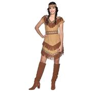 amscan Native Indian Ladies Size 12-14 Ensemble de Costume, Brun/Marron Clair, 46-48 (Lot de 2) Femme
