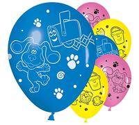 Amscan Nickelodeon Blues Clues 9913275 Lot de 6 ballons en latex pour fête d'anniversaire 28 cm