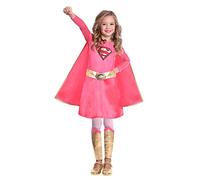 amscan Nouveau Enfant Fille Déguisement Supergirl Warner Bros Rose (Âge: 8-10 Ans)…