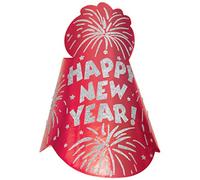 Amscan Nouvelle Année Cône en Aluminium Rouge Bonnet pour Femme