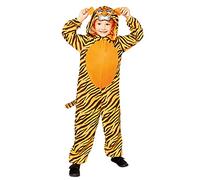 amscan- Official Paramount Flashdance SZ 12-14 Tigre Déguisements, 9910078, Orange, 10-12 Ans