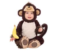 Deguisement bebe singe vers l'age de 6 a 12 mois Beige