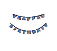 Amscan "Paw Patrol" guirlande anniversaire 179,8 x 13,7 cm - 9903823 | thème chien anniversaire enfants
