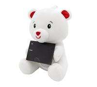 amscan Peluche 2 en 1 Ours Polaire avec Boucle, 21 cm, 170 g