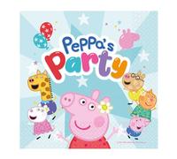 Amscan Peppa Pig 9918339 Lot de 16 serviettes de table pour fête d'anniversaire d'enfant