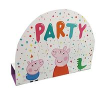 amscan Peppa Pig Invitations debout, Imprimée lettre, 10260627, Multicolore