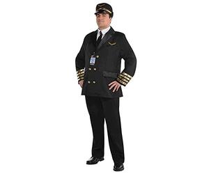 amscan (PKT 844183-55 Costume de Capitaine ailier pour Homme Taille XL