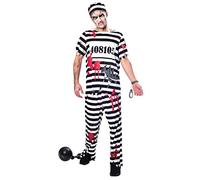 amscan (PKT) (9902665) Costume de condamné Zombie pour Homme Taille M