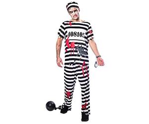 amscan (PKT) (9902665) Costume de condamné Zombie pour Homme Taille M