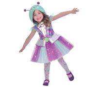 amscan (PKT (9905038) Costume d'extraterrestre adorable pour fille (6-8 ans)