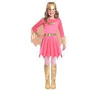 amscan (PKT) (9906728) Costume Batgirl pour fille Rose 6-8 ans