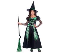 amscan (PKT (9911971) Costume de sorcière araignée pour fille (3-4 ans)