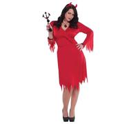 amscan (PKT (997514) Costume de Diable Rouge pour Femme Taille XL
