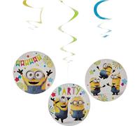 amscan (PKT) Décorations Tourbillon pour Enfant Moi, Moche et méchant